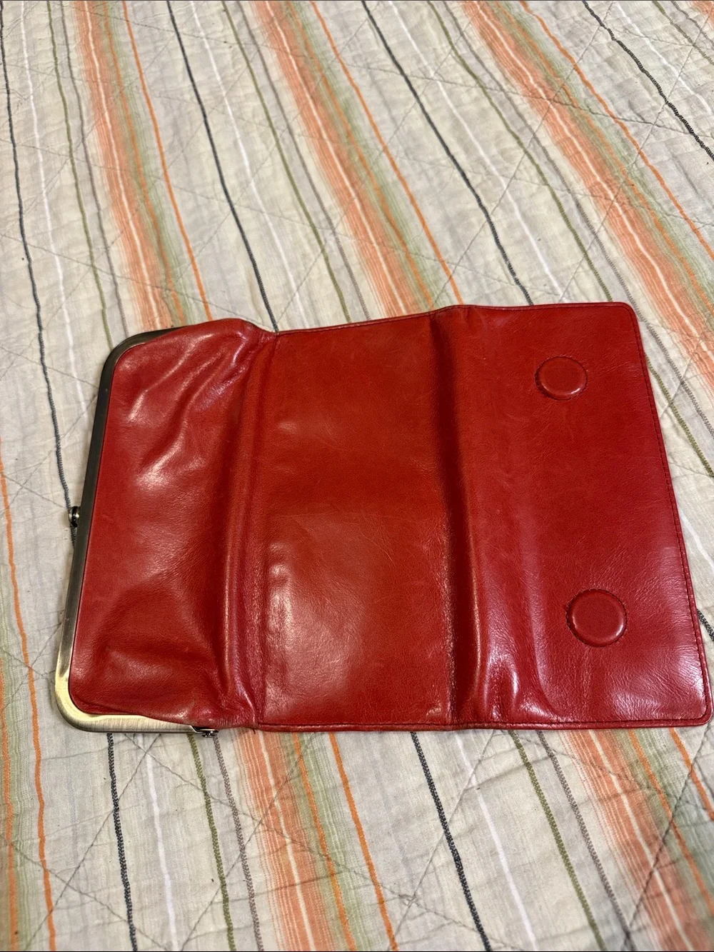 Hobo International wallet rust/red